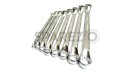 8 Pc Ring Spanner Set Metric Chrome Plated - SPAREZO